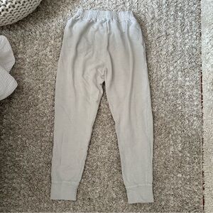 Beige sweatpants
